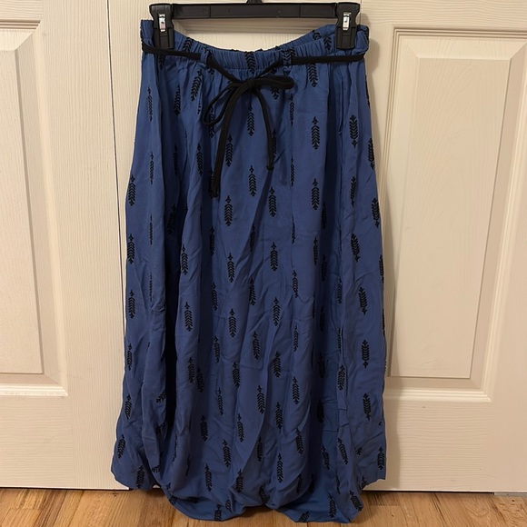 Heel Athens Lab blue/black midi harem pants size small - Picture 1 of 5